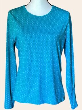 Hang Ten Top Long Sleeve Sun Protection Quick Dry Top